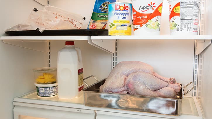 remove foil for last two hours of turkey’s dry brining